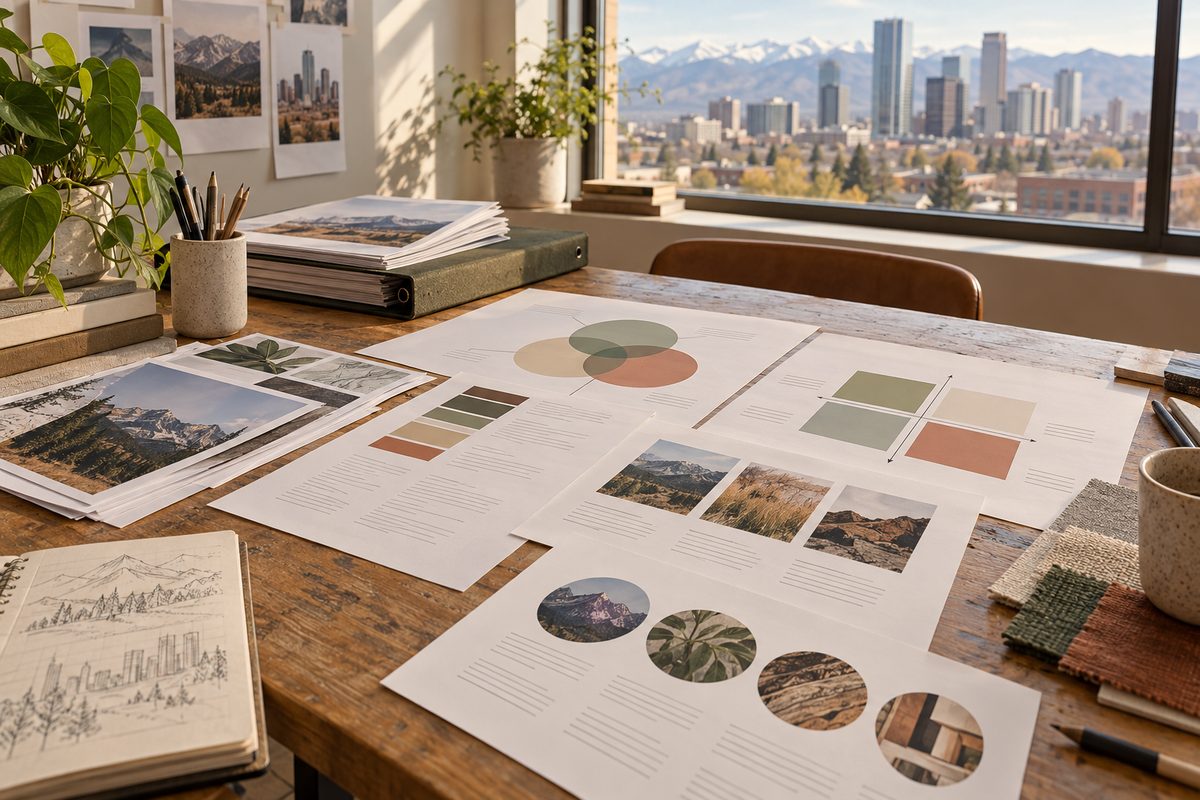 Strategic positioning frameworks and audience research summaries typeset for a client review.